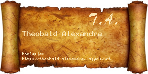 Theobald Alexandra névjegykártya