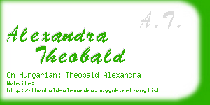 alexandra theobald business card